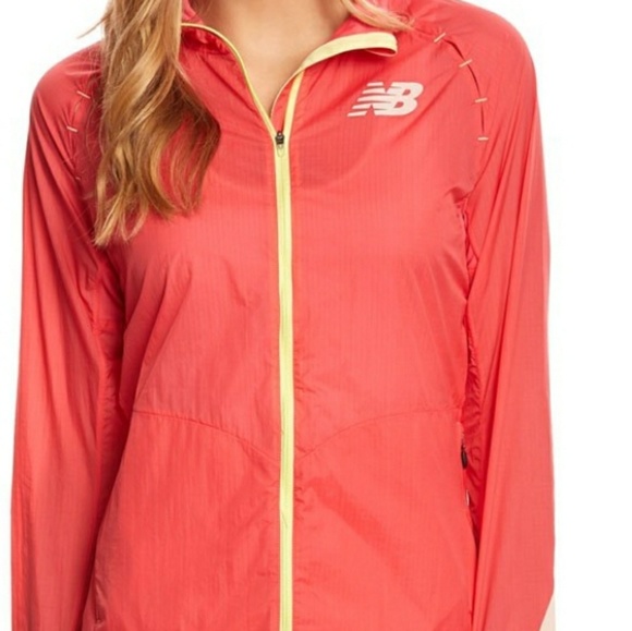 New Balance Jackets & Blazers - New Balance Boylston Jacket Wms Medium Watermelon